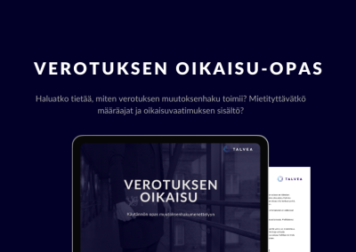 Verotuksen oikaisu-opas – Lataa opas!