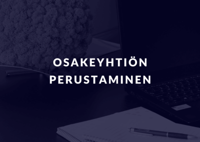 Osakeyhtiön perustaminen
