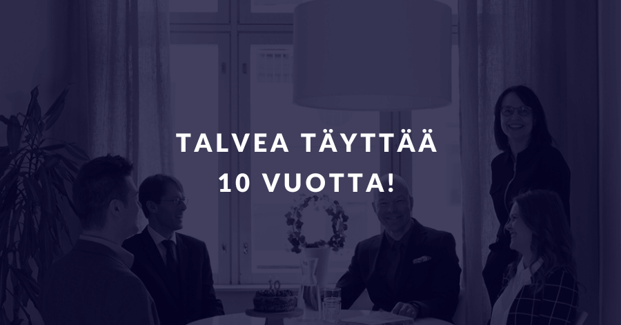 TALVEA täyttää 10 vuotta