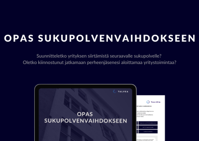 Opas sukupolvenvaihdokseen